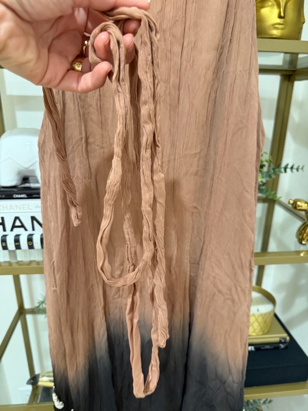 Ombre Tie-Waist Midi Dress - Picture 13 of 13